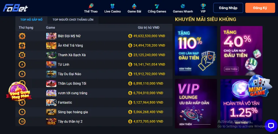 Blackjack tại Gemwin